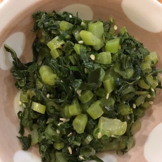 大根葉の中華炒め